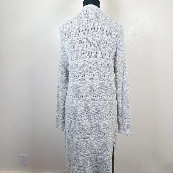 Nicole Miller Women's Size Medium Open Front  Crochet Knit Cardigan - Picture 4 of 16